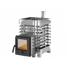 Печь для бани ASTON 12 INOX стекло